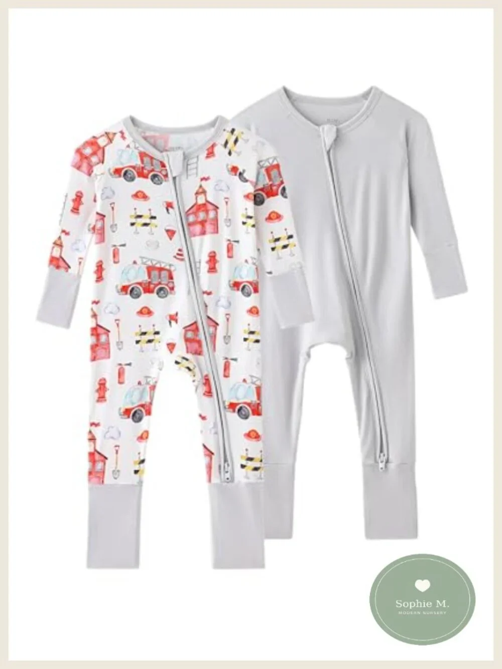 Baby Viscose from Bamboo Footless Pajamas Zippy Pjs Sleep 'N Play Romper Long